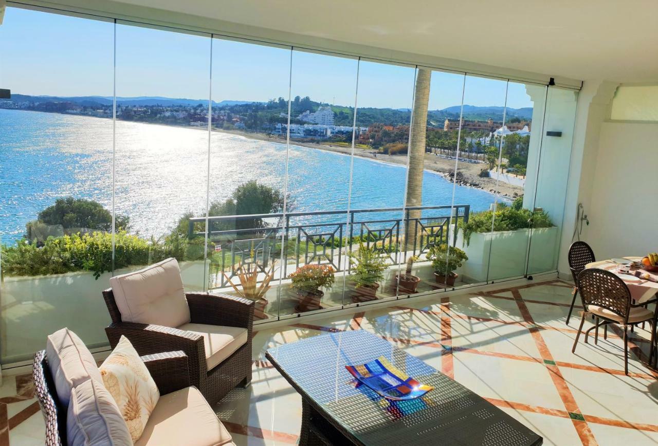 Luxury Apartment Frontal To The Sea In Estepona Doncella Beach エクステリア 写真